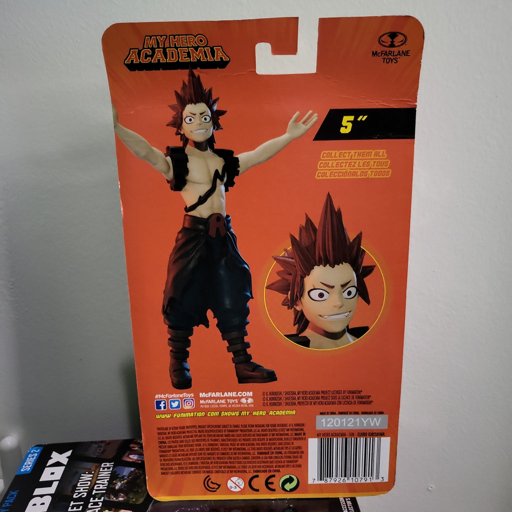 Funimation Store My Hero Academia Eljiro Kirishima Funimation Anime McFarlane SEALED Ac ...