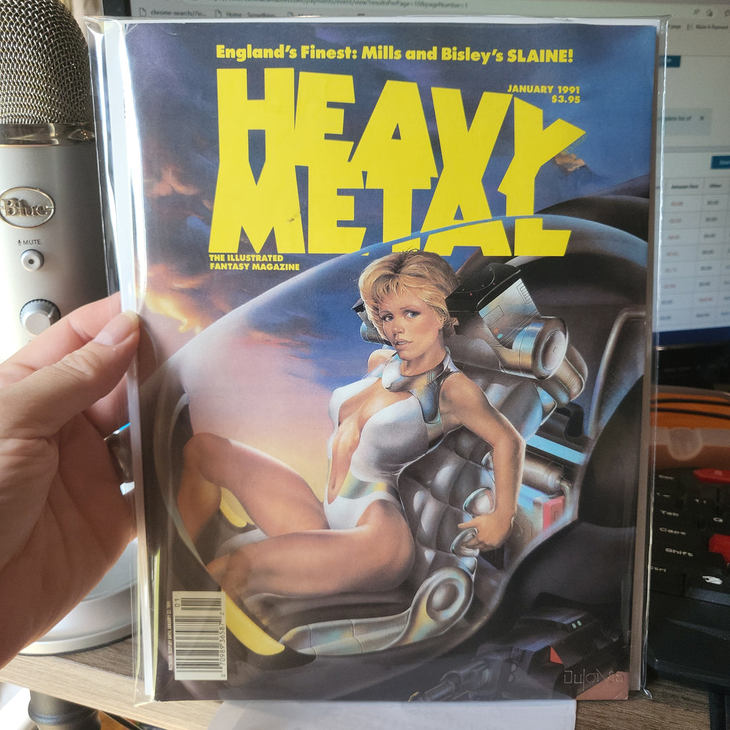 Heavy Metal Magazine - Amazing Adult Fantasy Illustrated - January 1991
