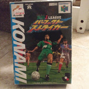 Nintendo 64 N64 JAPAN Konami Jikkyo J League Perfect Striker Soccer SEALED Game