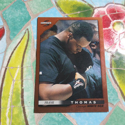 1996 Score Pinnacle Dugout Collection Insert #20 Frank Thomas