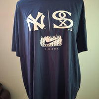 Nike 2XL Yankees White Sox 8-12-2021 Field Of Dreams Blue Performance T-Shirt Dri-Fit