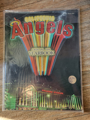 1984 California Angels MLB Baseball Yearbook Near Mint / Fully Intact