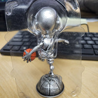 1998 Maximum Air NBA Basketball Silver Michael Jordan Mini Statue / Figure