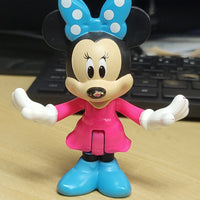 2016 Mattel Walt Disney Clubhouse Minnie Mouse 2.5" Figure Pink/Blue