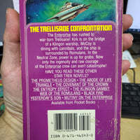 Star Trek Novel - The Trellisane Confrontation by David Dvorkin (1984) Paperback Timescape Book #14