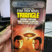 Star Trek Novel - Triangle by Sondra Marshak & Myrna Culbreath (1983) Paperback Timescape Book #9