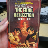 Star Trek Novel - The Final Reflection by John M. Ford (1984) Paperback Timescape Book #16