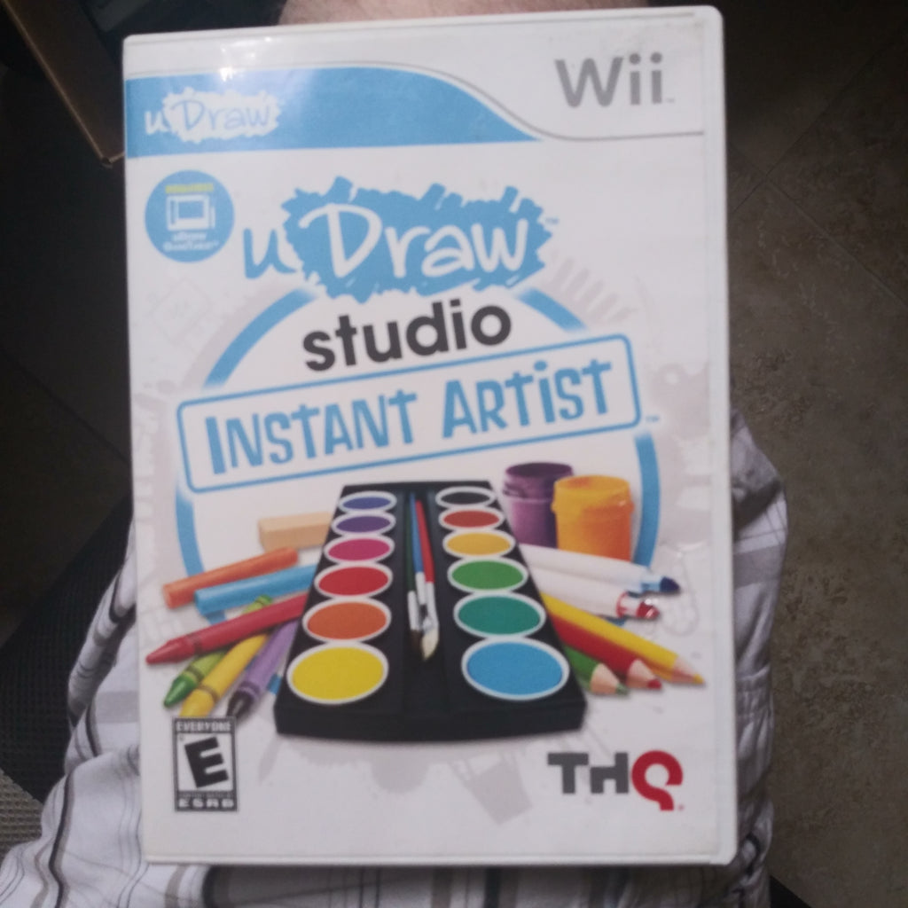 Nintendo Wii UDraw Studio Instant Artist Case and Disc Only