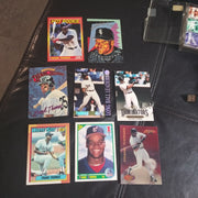 8 card Frank Thomas Lot Inserts and Rookie Cards