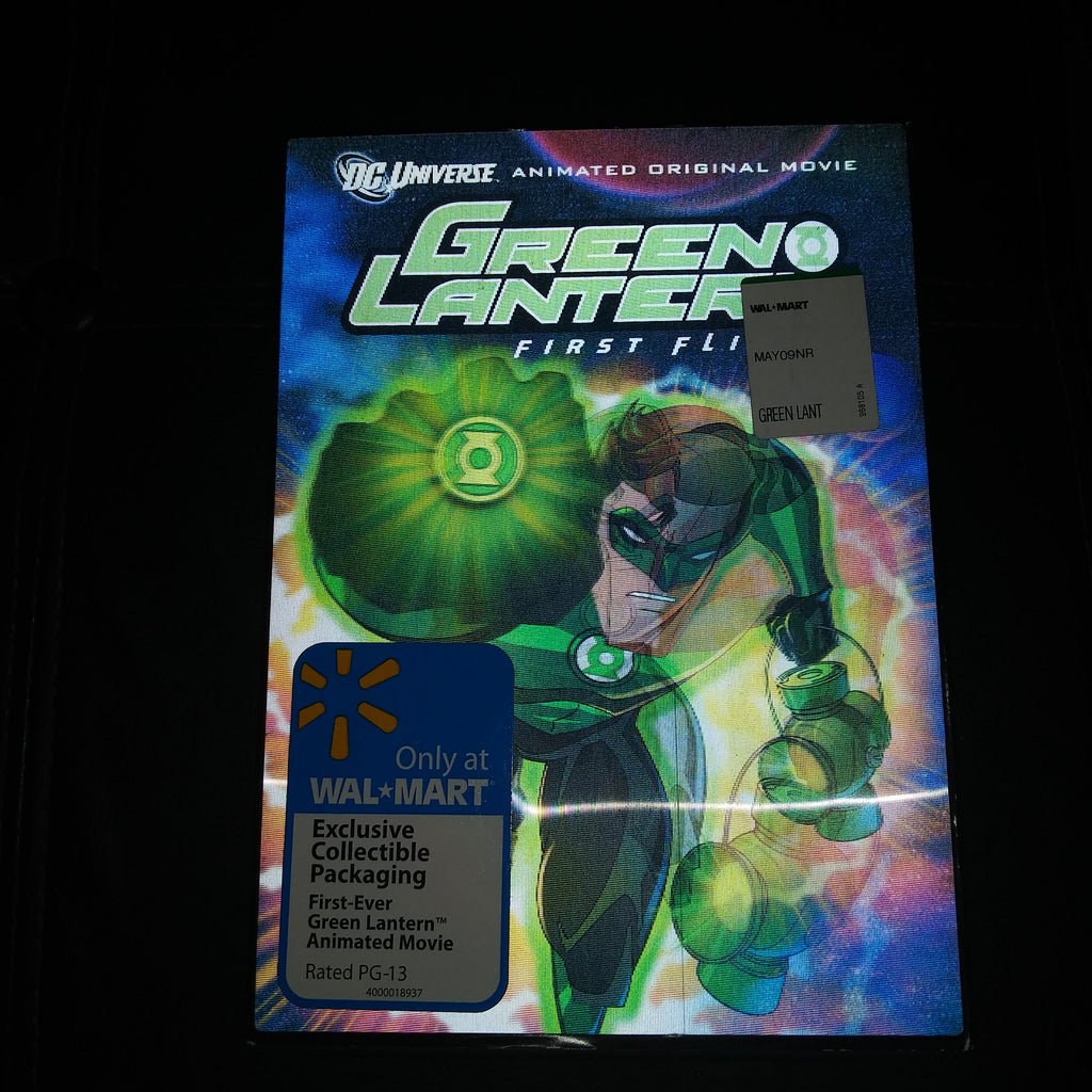 Green Lantern First Flight DVD Wal-Mart Exclusive Lenticular Cover