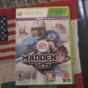 XBOX 360 NFL Madden 25 Videogame Kinect