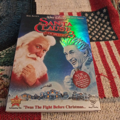 Walt Disney Santa Clause 3 The Escape Clause DVD with Slipcover