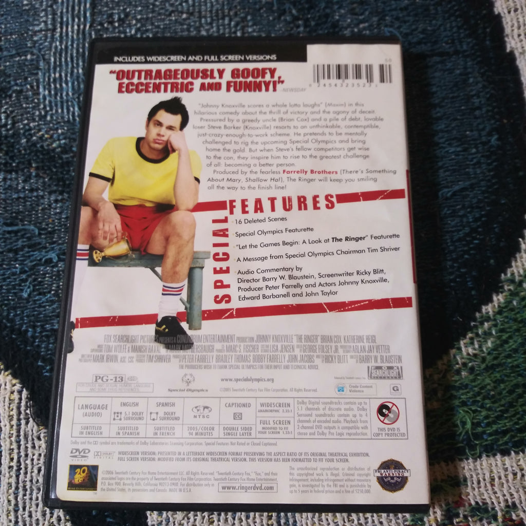 The Ringer Dvd The Ringer - Widescreen and Full Screen Versions - DVD - Johnny Knoxvi ...