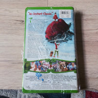 Dr. Seuss' How The Grinch Stole Christmas - Clamshell  VHS - Jim Carrey
