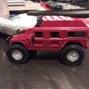 McDonalds Pull-Back Burgundy Hummer Car