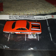 2013 HOT WHEELS HW SHOWROOM MOPAR '68 PLYMOUTH BARRACUDA ORANGE VARIANT