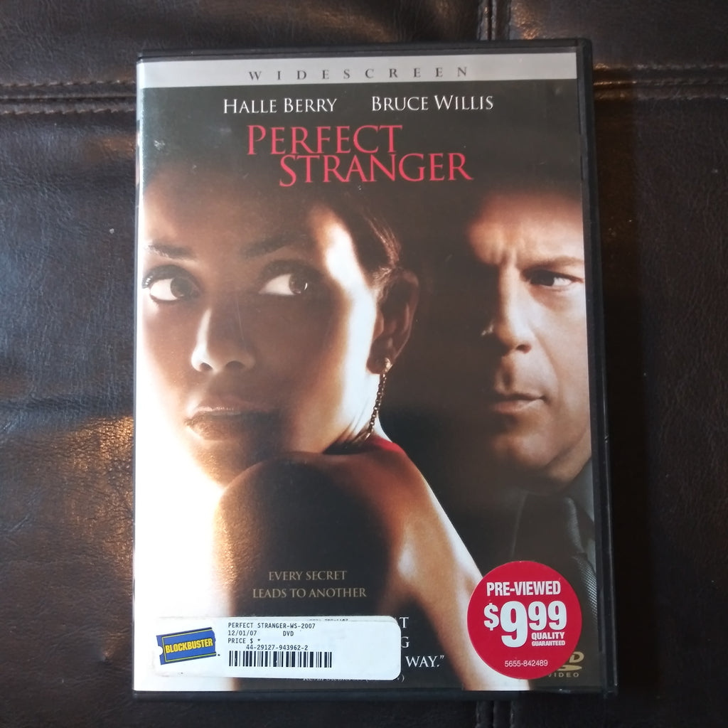 Perfect Stranger Widescreen DVD - Bruce Willis - Halle Berry