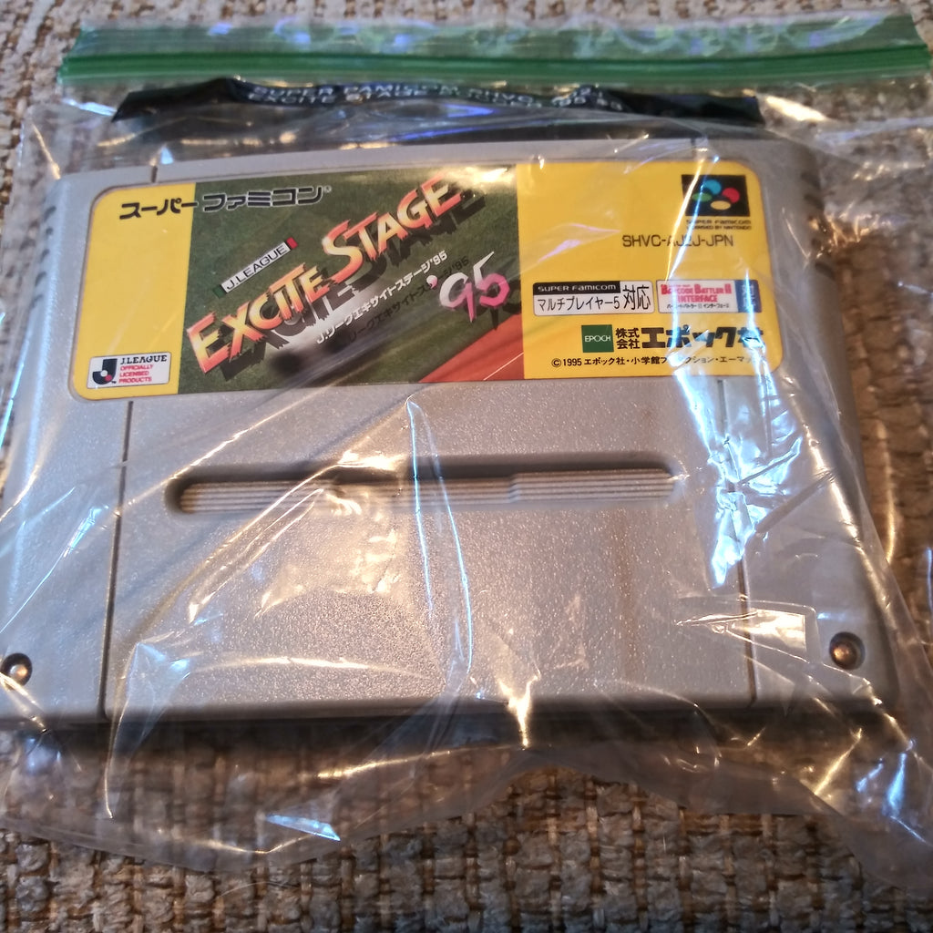 Super Famicom SHVC-AJ2J Excite Stage Soccer '95