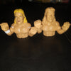 1990 Toymax WCW Lex Luger 2 Thumb Wrestlers Both Versions
