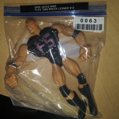 2002 Jakks WWE Flex 'Ems Brock Lesnar Wrestling Figure