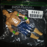 2013 Mattel WWE John Cena Never Give Up Green Bands Figure
