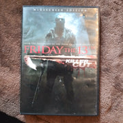 Friday the 13th Killer Cut Widescreen Edition Horror DVD