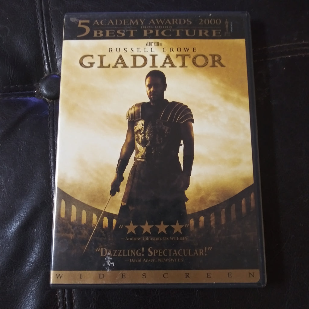 Gladiator Widescreen DVD with Insert - Russell Crowe - Joaquin Phoenix