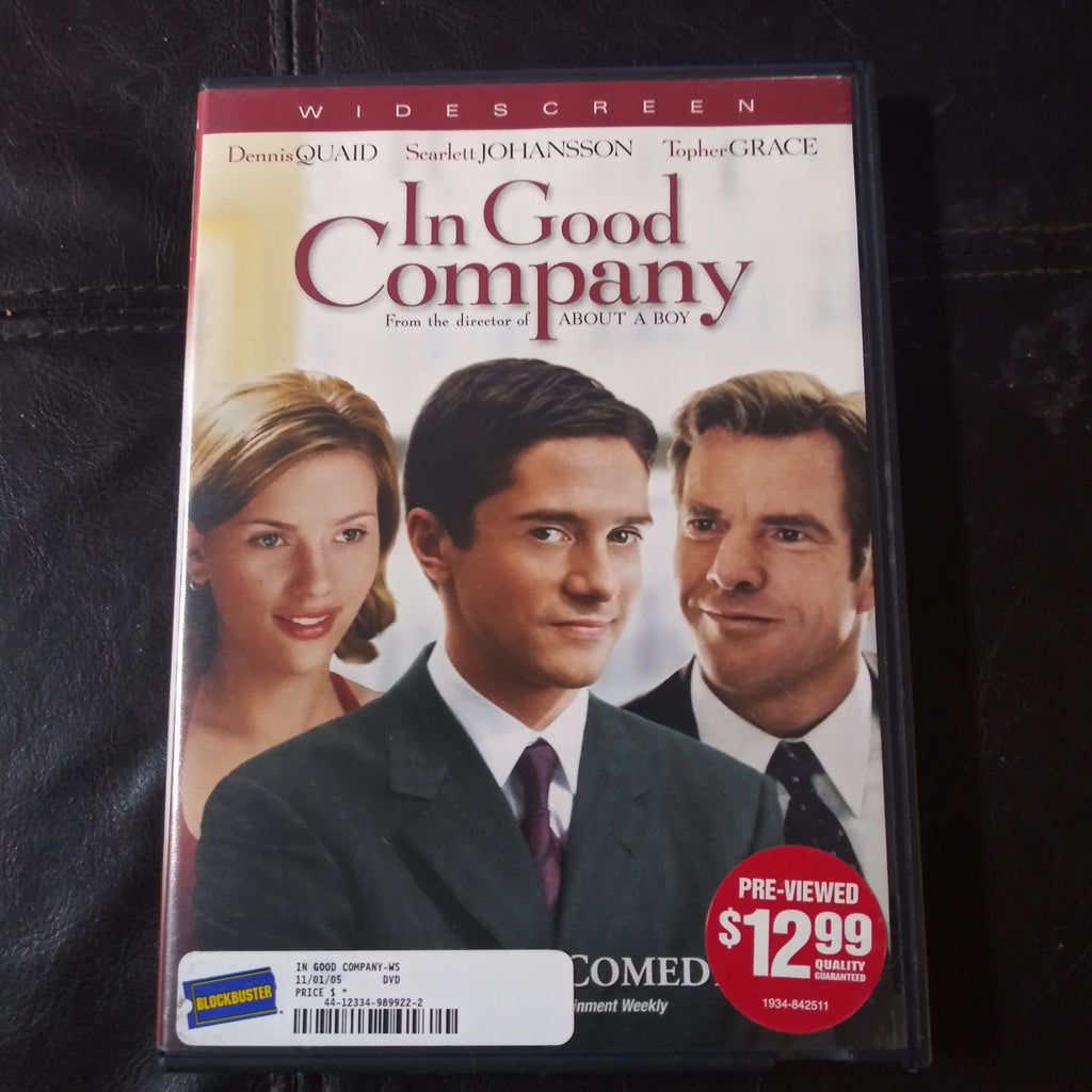 In Good Company Widescreen DVD - Dennis Quaid - Scarlett Johansson - Topher Grace