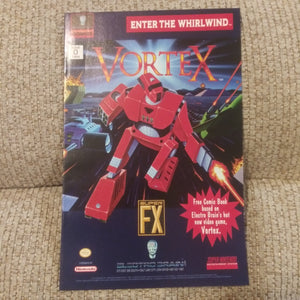 Vortex #0 Comicbook - Based on Electro Brain's Vortex Video Game Nintendo Super FX