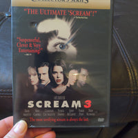 Scream 3 Dimension Collector's Series DVD with Chapter Insert - Horror