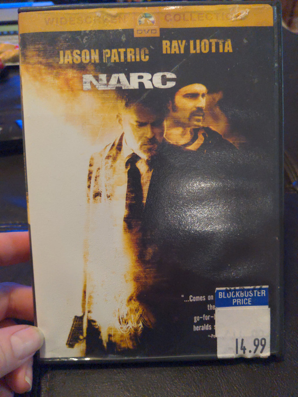 Narc Widescreen DVD - Jason Patric - Ray Liotta