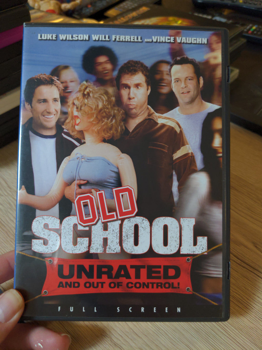 Old School Unrated and Out of Control Widescreen DVD - Luke Wilson - Will Ferrell - Vince Vaughn