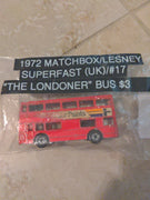 1972 Matchbox / Lesney Superfast (UK) #17 The Londoner Double Decker Bus