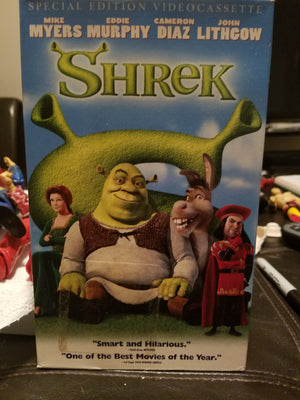 DreamWorks Shrek Special Edition Longbox VHS Tape