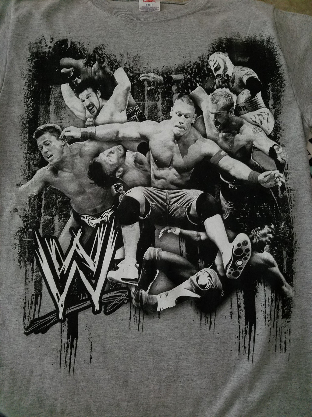 WWE Gray John Cena Superstars Shirt - Adult Small - New Without Tags