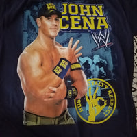 WWE John Cena Blue kids Large - New Without Tags