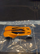 2007 Hot Wheels 1st Edition #36 Split Vision Yellow & Silver Version