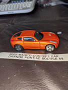 2002 Maisto Concept Car Orange Pontiac Solstice