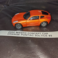 2002 Maisto Concept Car Orange Pontiac Solstice