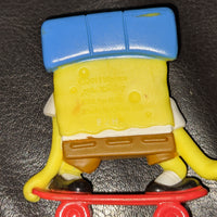 2011 Viacom Nickelodeon 2" Spongebob on Skateboard