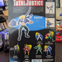 1996 Kenner DC Total Justice Aquaman with Hydro Spear Sealed