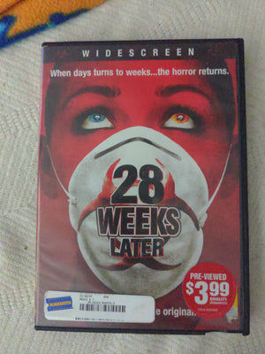 28 Weeks Later Widescreen DVD - Jeremy Renner - Horror