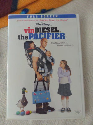 Walt Disney The Pacifier Full Screen DVD - Vin Diesel - with Chapter Insert