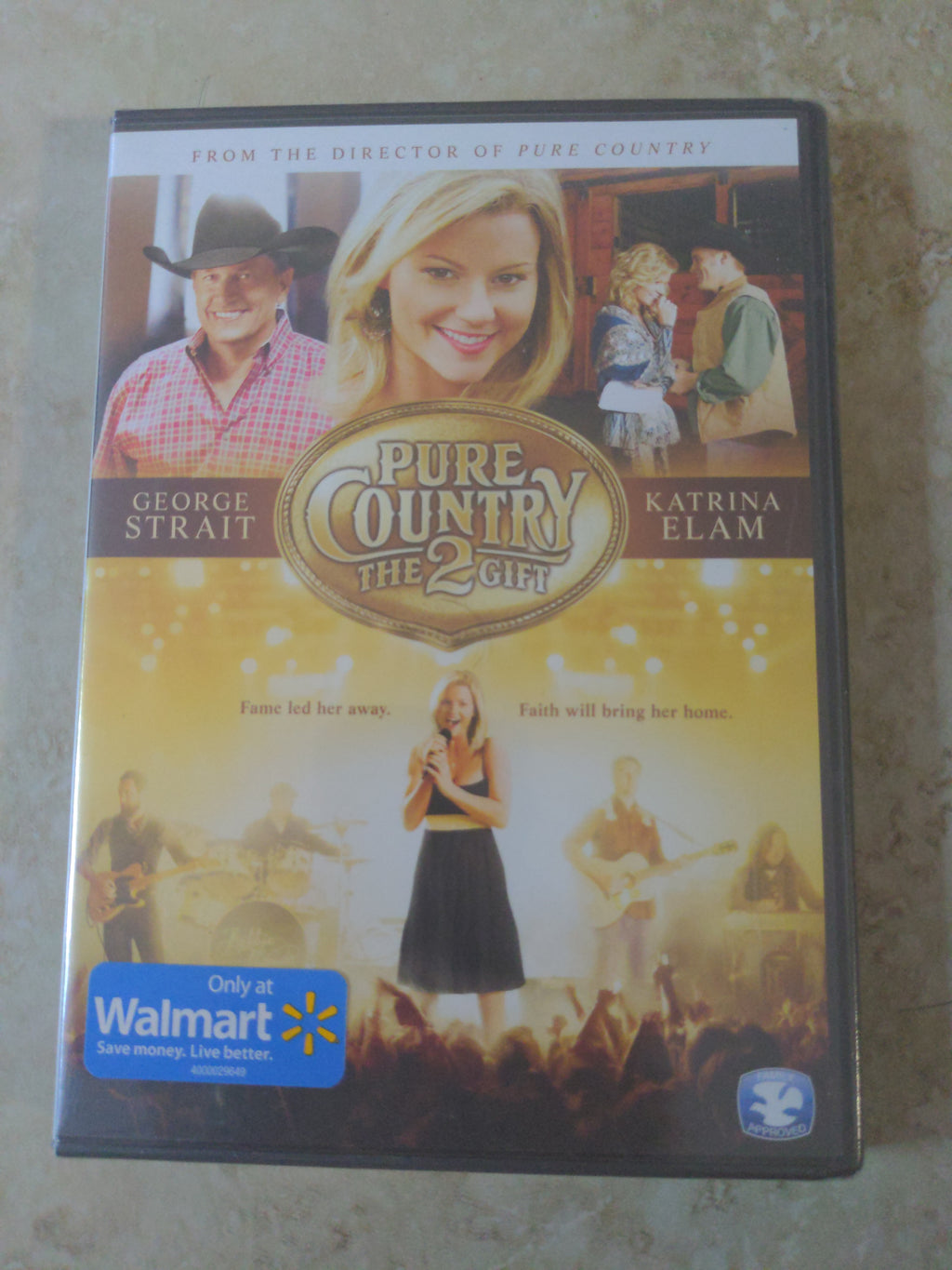 Pure Country 2 DVD: The Gift NEW Walmart George Strait Katrina Elam