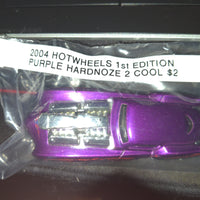 2004 Hot Wheels 1st Edition Purple Hardnoze 2 Cool Die-Cast Car