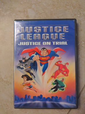 Justice League DC Comics DVD - Justice On Trial - Superman - Batman