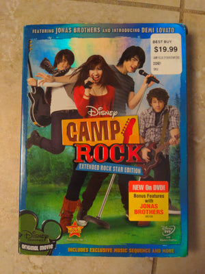 Walt Disney Camp Rock Extended Rock Star Edition DVD with Slipcover & Insert
