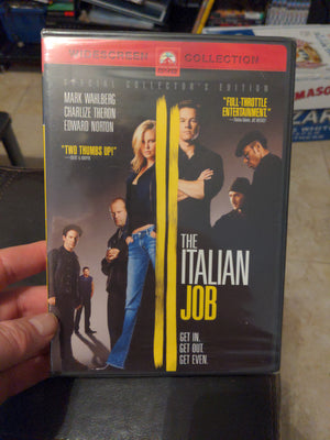 The Italian Job DVD - Mark Wahlberg - Charlize Theron - Edward Norton