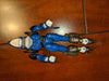 2001 Bandai Power Rangers WILD FORCE Blue Ranger Shark Action Figure