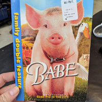 Babe & Babe Pig In The City Family Double Feature DVD with Slipcover